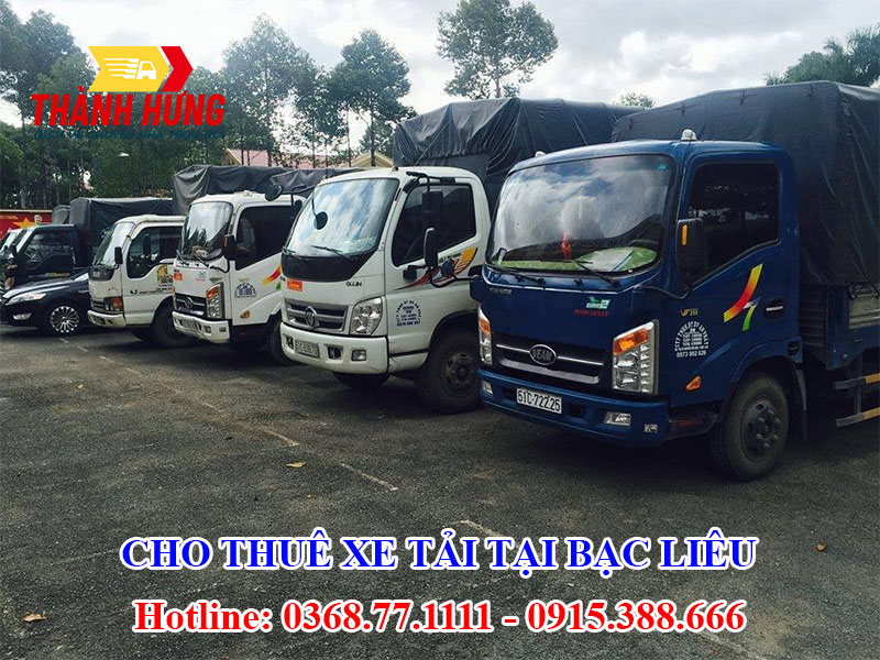 Cho Thuê Xe Tải Tại Bạc Liêu