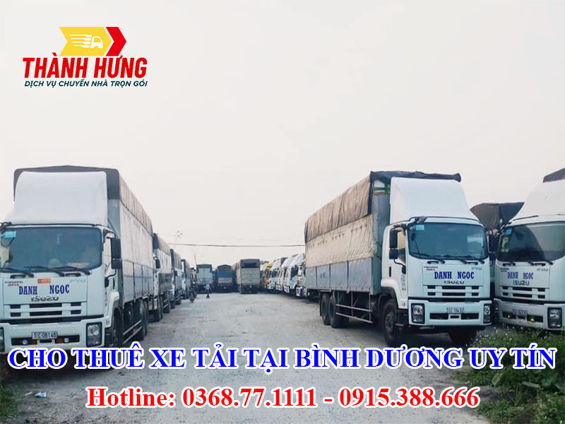Cho Thuê Xe Tải Tại Bình Dương Uy Tín