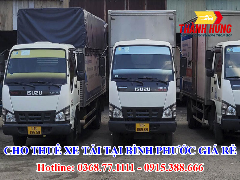 Cho Thuê Xe Tải Tại Bình Phước Giá Rẻ