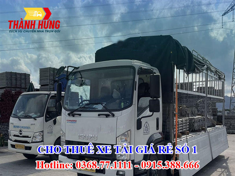 Cho Thuê Xe Tải Tại Phường Long Châu Uy Tín Giá Rẻ