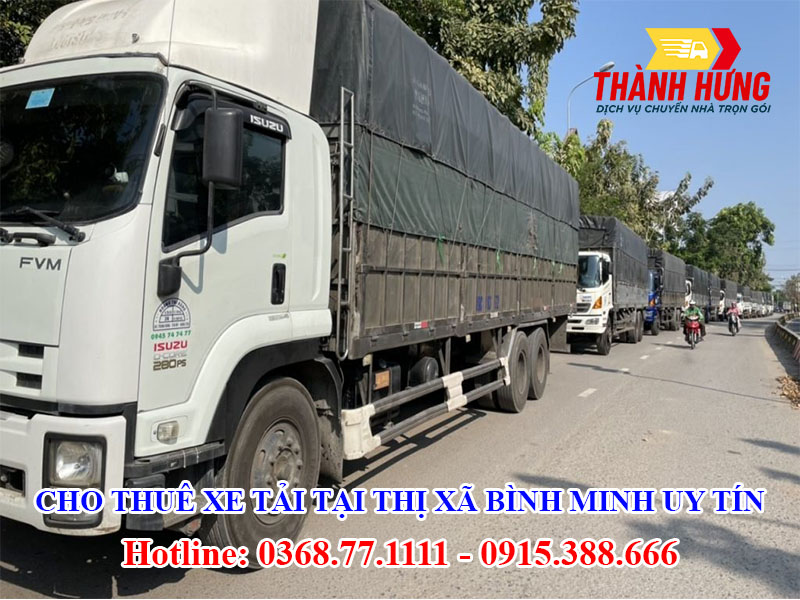 Cho Thuê Xe Tải Tại Thị Xã Bình Minh Uy Tín