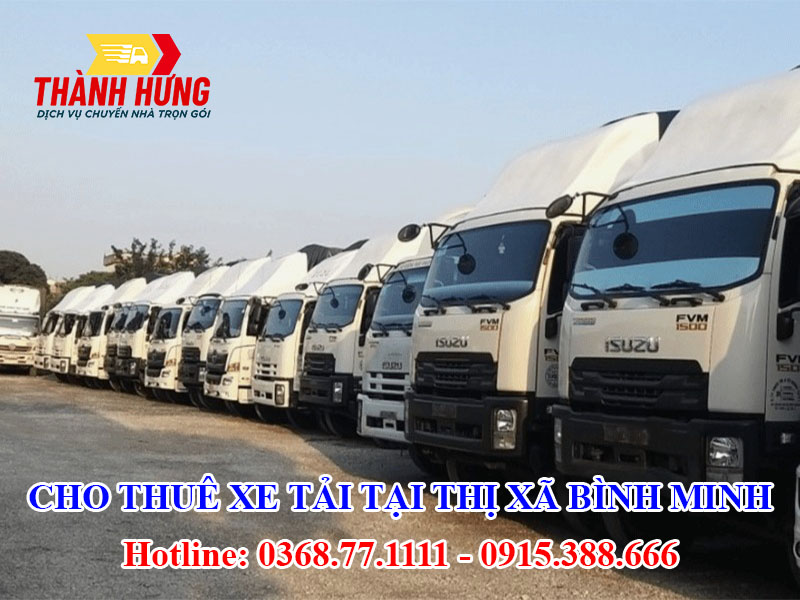 Cho Thuê Xe Tải Tại Thị Xã Bình Minh
