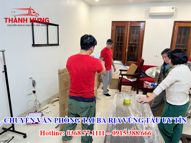 Chuyển Văn Phòng Tại Bà Rịa - Vũng Tàu Uy Tín