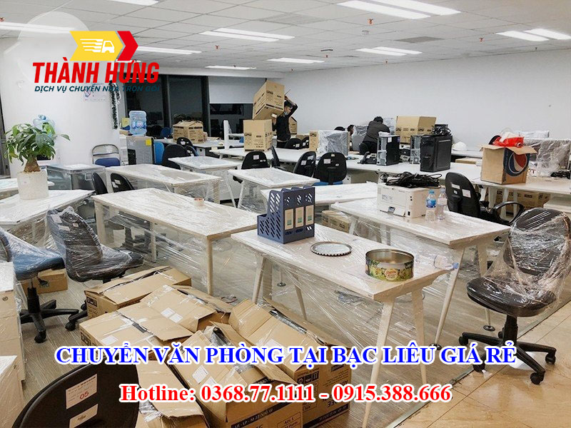 Chuyển Văn Phòng Tại Bạc Liêu Giá Rẻ