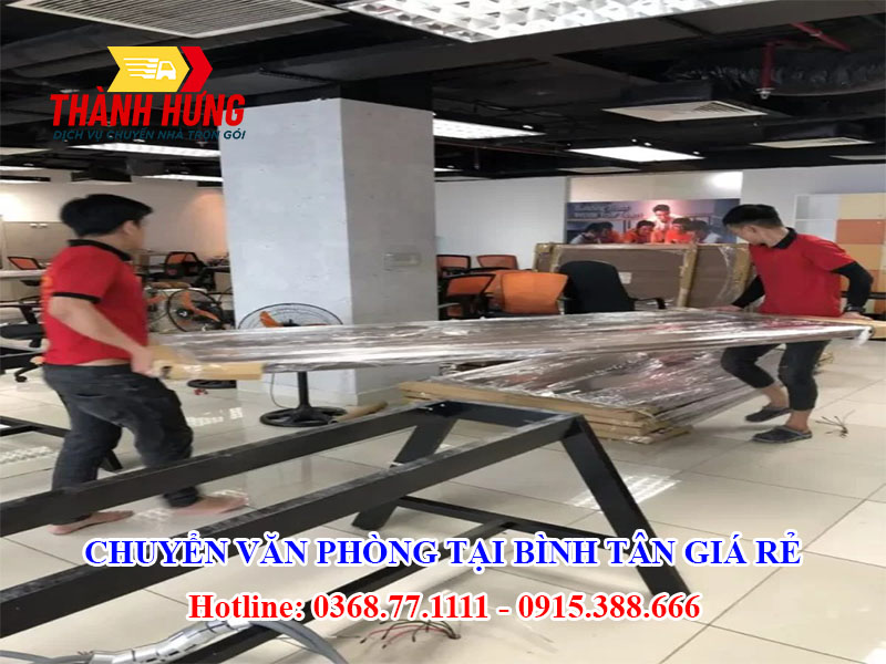 Chuyển Văn Phòng Tại Bình Tân Giá Rẻ