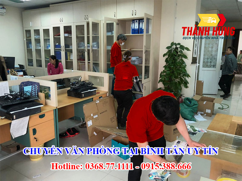 Chuyển Văn Phòng Tại Bình Tân Uy Tín