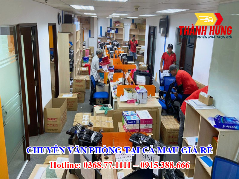 Chuyển Văn Phòng Tại Cà Mau Giá Rẻ