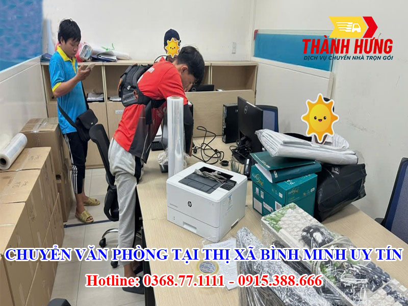 Chuyển Văn Phòng Tại Thị Xã Bình Minh Uy Tín