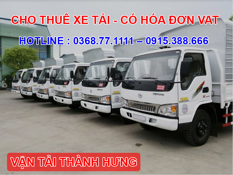 Cho Thuê Xe Tải - Có Hóa Đơn VAT