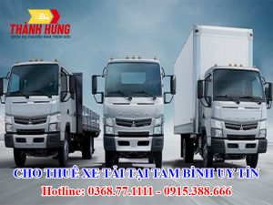 Cho Thuê Xe Tải Tại Tam Bình Uy Tín