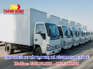 Cho Thuê Xe Tải Tại Thị Xã Bình Minh Giá Rẻ